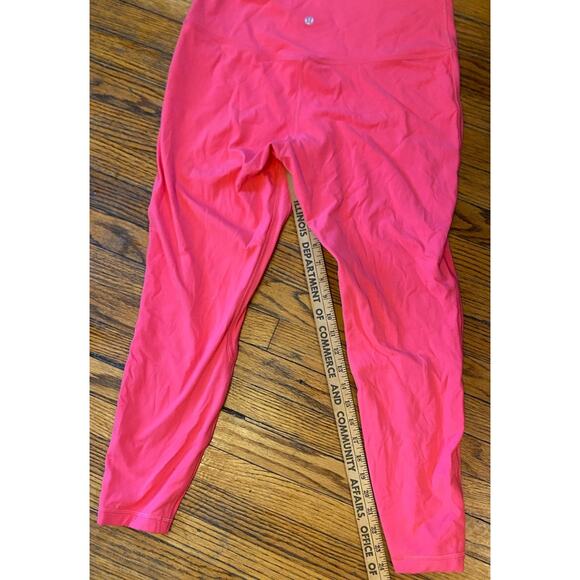 Lululemon Align High Rise Leggings Pants Women’s 12 Pink Buttery Soft 106259 - Picture 9 of 9